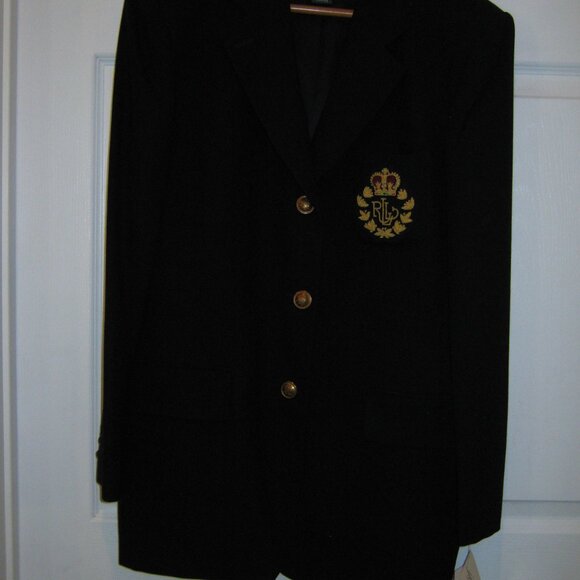 Lauren - Ralph Lauren Navy Blazer - New Never Worn w/Tags - Size 14 - Picture 10 of 10